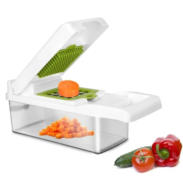 12 In 1 Vegetable Chopper With Container Kitchen Food Slicer Dicer Grater